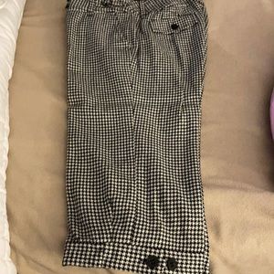 I have a Black and White pants, full lined to wear with Boots